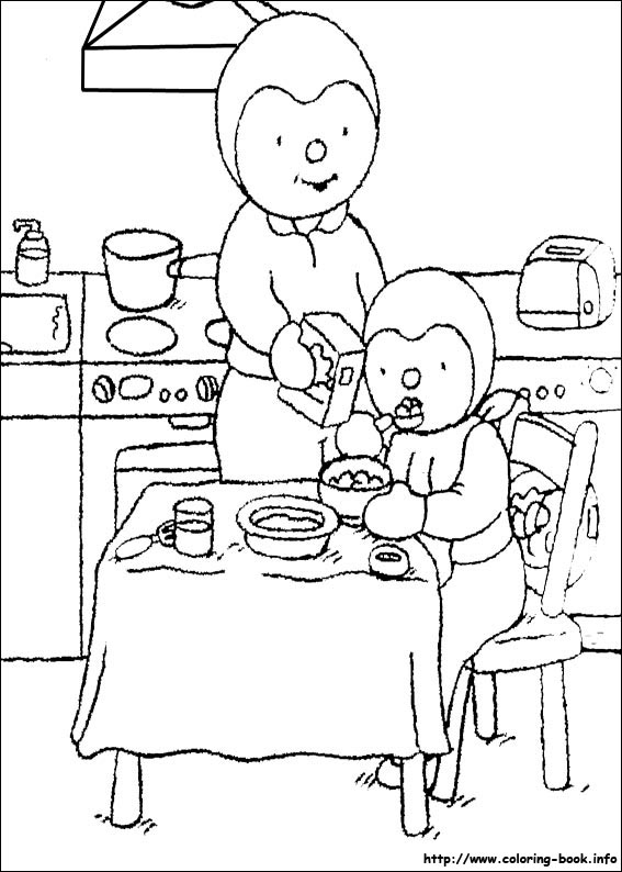 Charley and Mimmo coloring picture